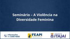 Seminário – A violência na diversidade feminina